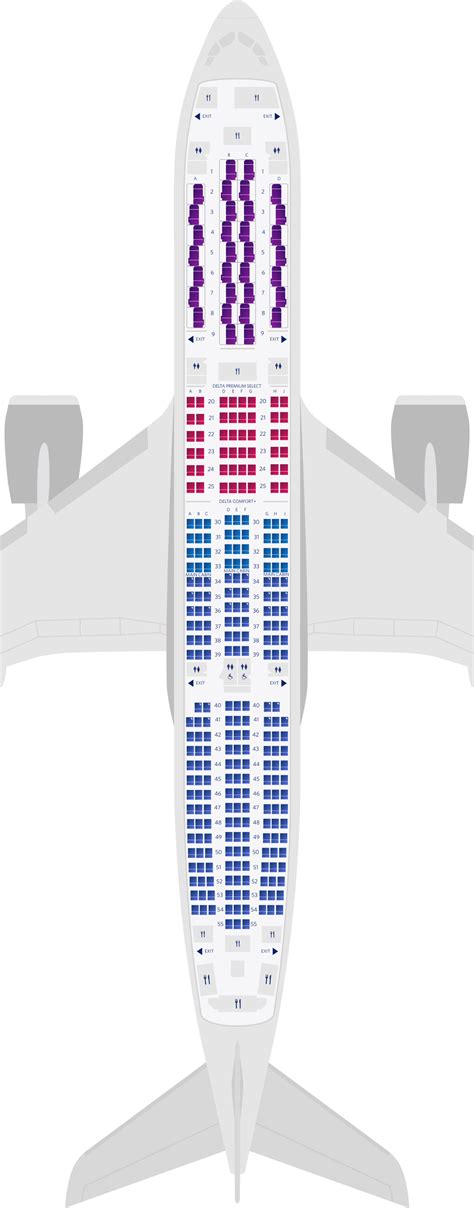delta a350 900 seat map.